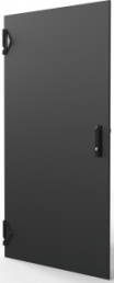 Varistar CP Steel Door, Plain With 3-Point Locking, RAL 7021, 29 U, 1400H, 800W, IP20