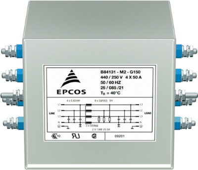 B84131M0001G125 TDK (EPCOS) Interference suppression filter