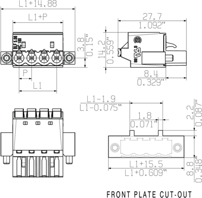 1401610000 Weidmüller PCB Connection Systems Image 3