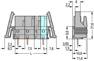 232-514/007-000 WAGO PCB Connection Systems Image 2