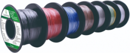 PVC-stranded wires kit, 0.75 mm², black/white/red/blue/brown/gray/green-yellow, outer Ø 2.2 mm