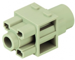 Socket contact insert, 1 pole, unequipped, crimp connection, 09140013101