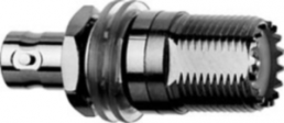Coaxial adapter, 50 Ω, BNC socket to UHF socket, straight, 100023642