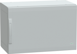 Control cabinet, (H x W x D) 500 x 750 x 420 mm, IP65, polyester, light gray, NSYPLA574G