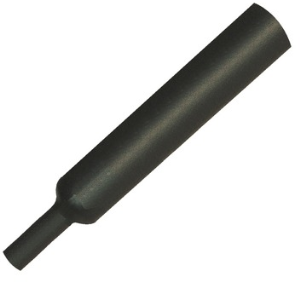 Heatshrink tubing, 3:1, (1.6/0.5 mm), polyolefine, cross-linked, black