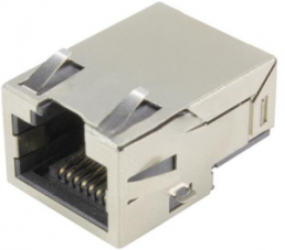 Socket, RJ45, 8 pole, solder connection, PCB mounting, 09455511551