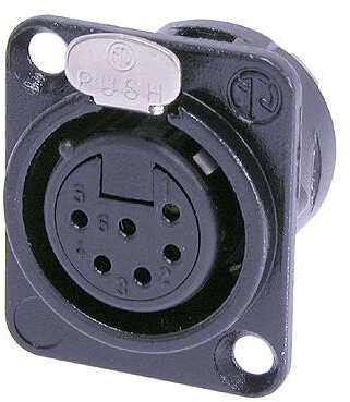NC6FD-L-B-1 Neutrik XLR Connectors