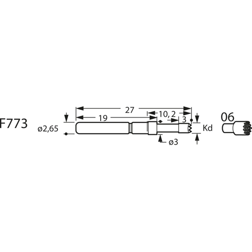 F77306B300G150 Feinmetall Contact Probes Image 3