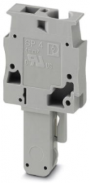 Plug, spring balancer connection, 0.08-6.0 mm², 1 pole, 32 A, 8 kV, gray, 3042751
