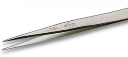 ESD precision tweezers, antimagnetic, stainless steel, 110 mm, 3CSA