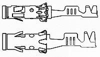Receptacle, 1.0-2.5 mm², AWG 17-13, crimp connection, tin-plated, 929990-1