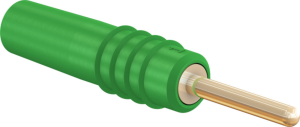 1 mm plug, solder connection, 0.25 mm², green, 22.2602-25