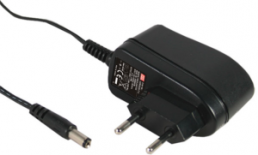 Plug-in power supply, 12 VDC, 500 mA, 6 W, GSM06E12-P1J