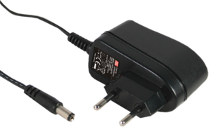 Plug-in power supply, 9 VDC, 660 mA, 6 W, GSM06E09-P1J