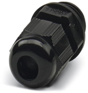 Cable gland, M12, 19 mm, Clamping range 4 to 7 mm, IP67, black, 1424535