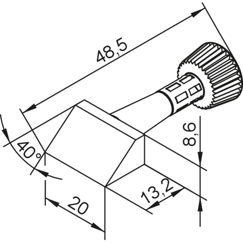0102CDLF200/10 Ersa Soldering tips, desoldering tips and hot air nozzles Image 2
