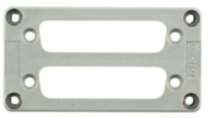 Adapter plate for Heavy duty connectors, 1666230000