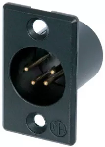 NC4MP-B Neutrik XLR Connectors