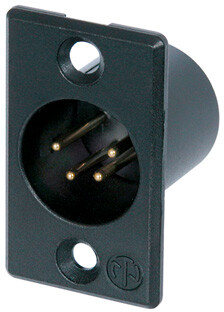 NC4MP-B Neutrik XLR Connectors