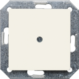 DELTA i-system blanking cover plate, titanium white