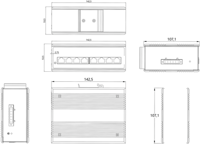DN-650108 DIGITUS Industrial ethernet switches Image 2