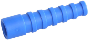 Bend protection grommet, cable Ø 4.6 to 5.4 mm, RG-58C/U, 0.6/2.8-4.7, L 44.5 mm, plastic, blue
