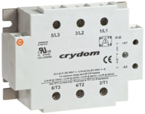 Solid state relay, 48-530 VAC, instantaneous switching, 280 VAC, 50 A, PCB mounting, C53TP50C-10