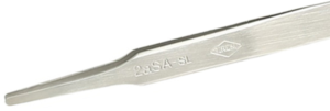 ESD precision tweezers, uninsulated, antimagnetic, stainless steel, 120 mm, 2ASASL