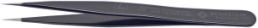 ESD SMD tweezers, uninsulated, antimagnetic, stainless steel, 110 mm, 5-072-UF-13