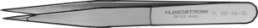 ESD tweezers, uninsulated, antimagnetic, stainless steel, 120 mm, TL 00-SA-SL