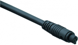 Sensor actuator cable, cable socket to open end, 3 pole, 5 m, PVC, black, 3 A, 79 9002 15 03