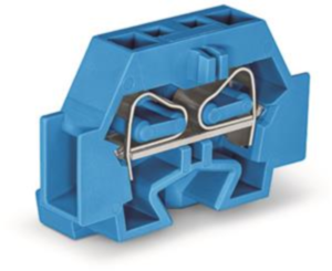2-wire terminal, 1 pole, 0.08-4.0 mm², clamping points: 2, blue, cage clamp, 24 A