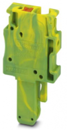 Plug, push-in connection, 0.2-6.0 mm², 1 pole, 32 A, 8 kV, yellow/green, 3211958