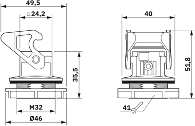 1672264 Phoenix Contact Housings for HDC Connectors Image 2