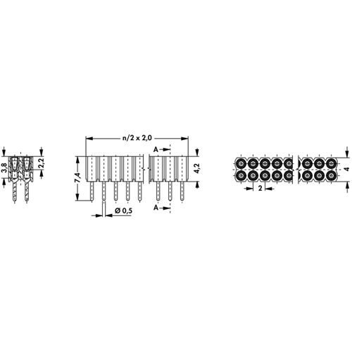BLY 2 72 Fischer Elektronik PCB Connection Systems Image 2