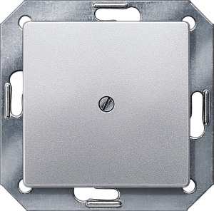 DELTA i-system blanking cover plate, aluminum metallic