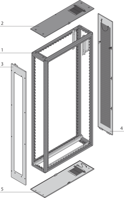 10130-226 SCHROFF Switch Cabinets, server cabinets