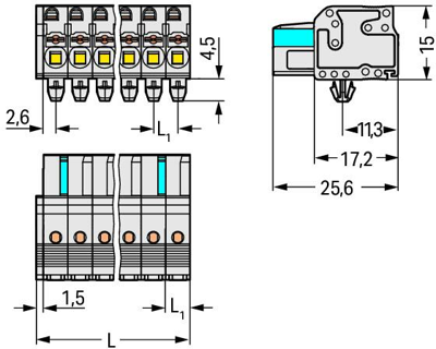 2721-114/008-000 WAGO PCB Connection Systems Image 2