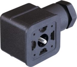 Valve connector, DIN shape A, 2 pole + PE, 250 V, 0.25-1.5 mm², 934618001