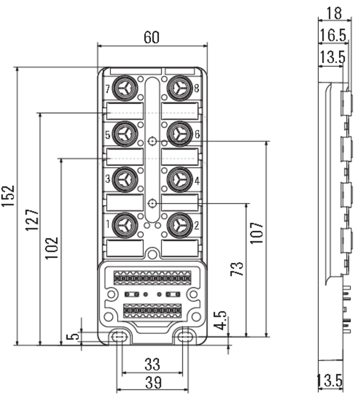 1760041000 Weidmüller Sensor-Actuator Distribution Boxes Image 2