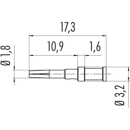 61 1155 146 binder Crimp Contacts Image 2
