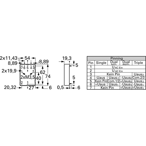 TMP 15215 TRACO POWER AC/DC Converters Image 2