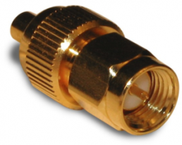 Coaxial adapter, 50 Ω, SMA plug to MMCX socket, straight, 242140