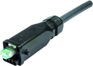Plug, RJ45, 8 pole + 4 pole, Cat 6A, IDC connection, cable assembly, 09451251720