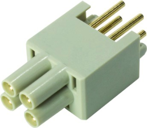 Socket contact insert, 4 pole, equipped, solder connection, 09465004402