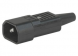 Device connection plug E, 3 pole, cable assembly, screw connection, 1.5 mm², black, 4735.0000