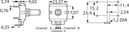 Incremental encoder, 10 V, impulses 24, ECW1J-B24-BC0024L