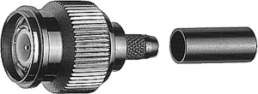 TNC plug 50 Ω, RG-58C/U, crimp connection, straight, 100027538