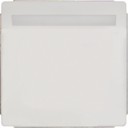 DELTA style hotel card switch illuminated, titanium white