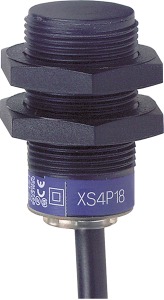 Proximity switch, built-in mounting M18, 1 Form B (N/C), 200 mA, Detection range 8 mm, XS4P18PB340L1